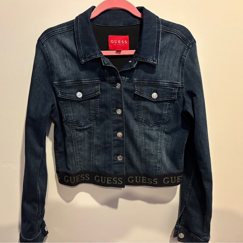 Guess Los Angeles Dark Blue Denim Jacket